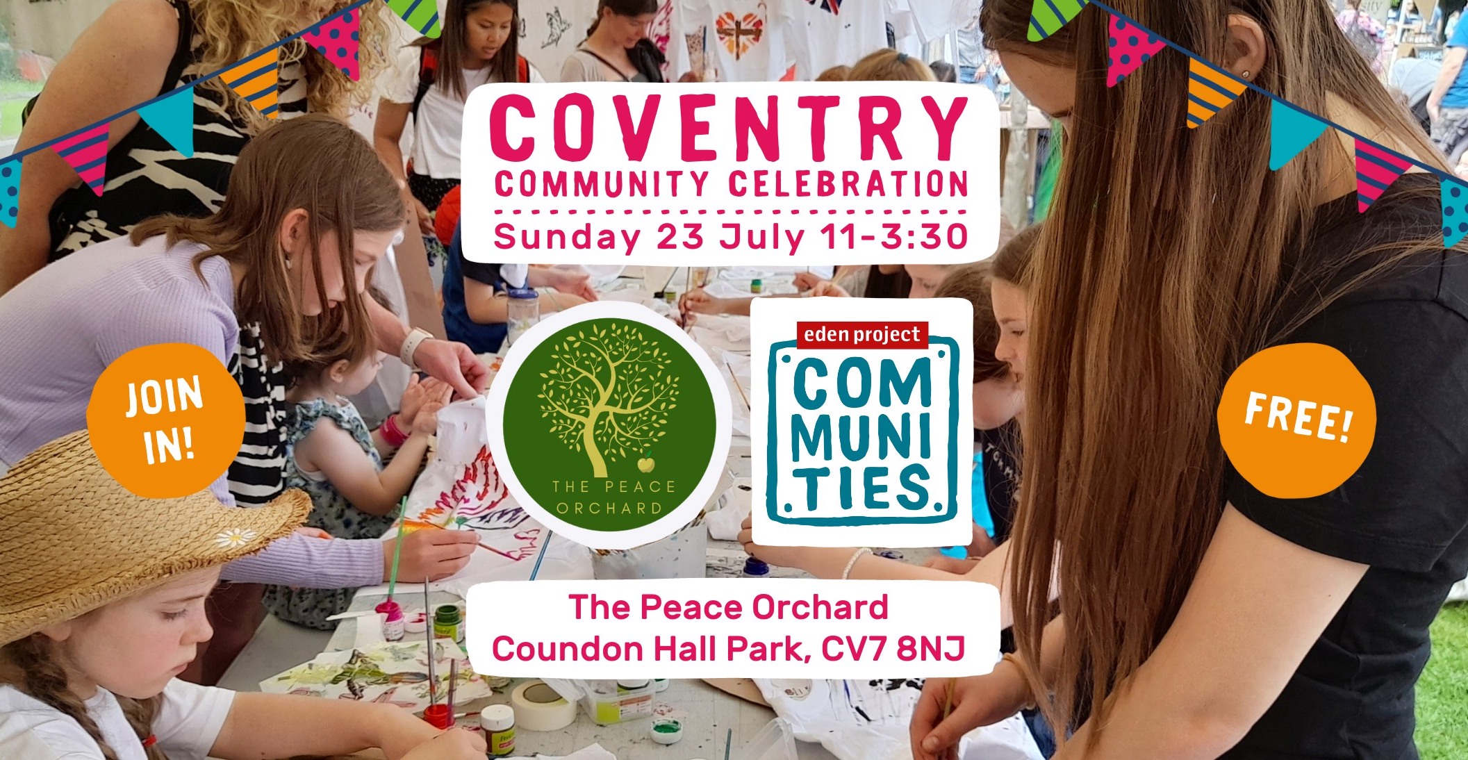 Coventry Community Celebration Sunday 23rd July 11-3.30